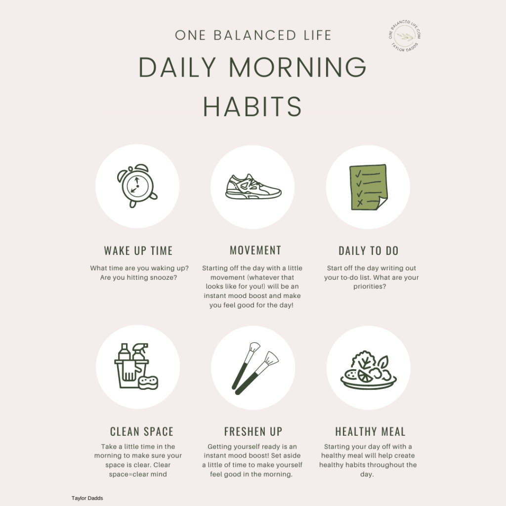 Creating a balanced morning routine - onebalancedlife.com How To Enhance Your Morning Routine
