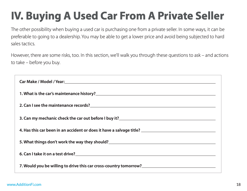Everything You Need to Know About Buying a Used Car What To Consider When Buying A Used Vehicle